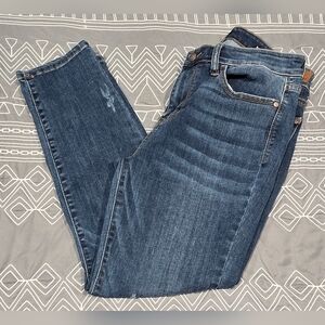Judy Blue Midrise Cropped Relaxed Fit Jeans Size 11/30